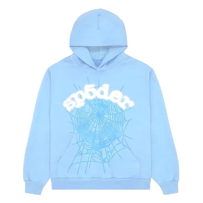 "Sp5der-Hoodie" Babyblue