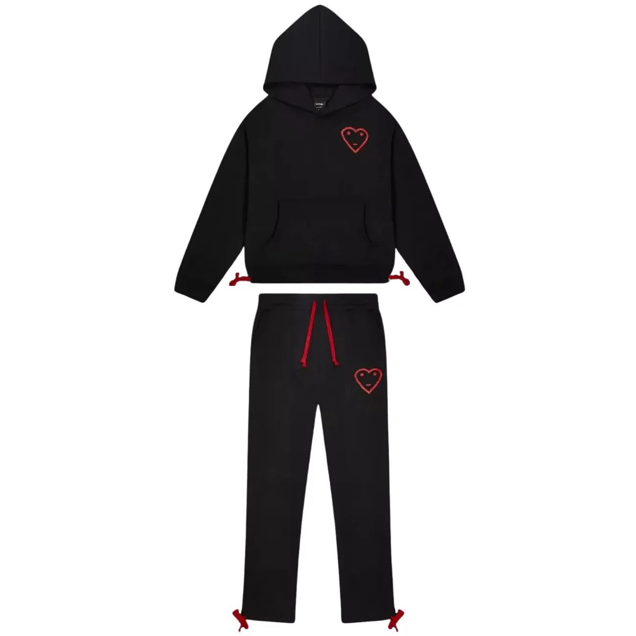 "Sicko-Tracksuit" Black and Red