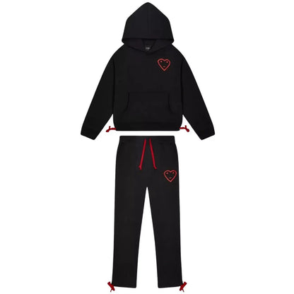 "Sicko-Tracksuit" Black and Red
