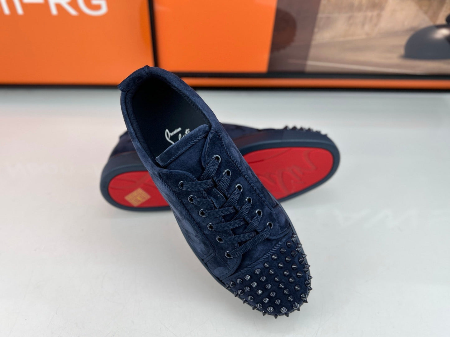 "Loubs" Sneaker with Spikes