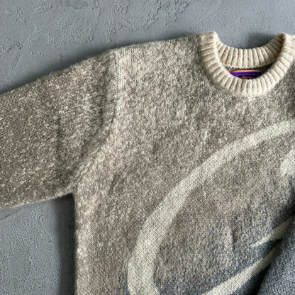 "CRTZ" Mohair Beige/Grau