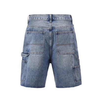 Belleza Blue Carpenter Shorts